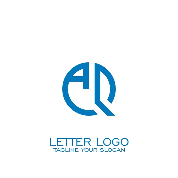 Diseño Del Logotipo Letra Circular Logotipo — Vector de stock