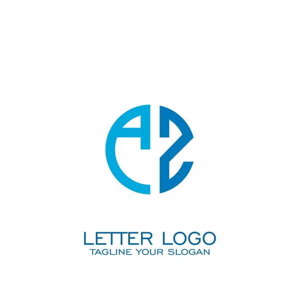Дизайн Логотипу Кругової Літери Логотип — стоковий вектор