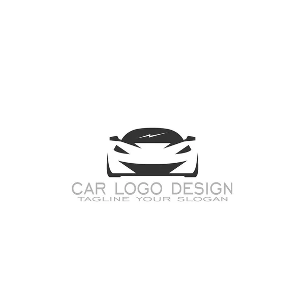 Design Logotipo Carro Logotipo Carro Automático Design Logotipo Silhueta Ícones — Vetor de Stock