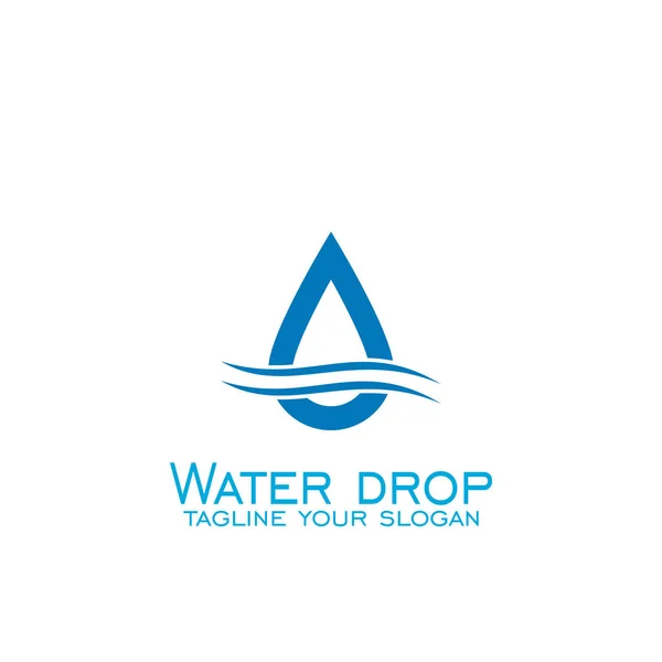 Water Drop Logo Vector Icons Creative Logo Design — Stock Vector