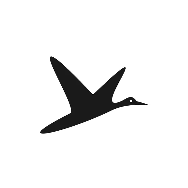 Abstraktes Vogel Logo Vogel Silhouette Design Vektorillustrationen — Stockvektor