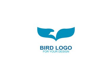 Kanat logo tasarımı, kuş logo vektör, yaratıcı logo tasarımı.