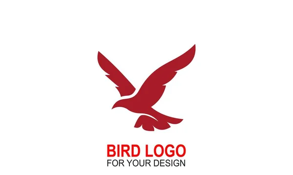 Logotipo Águila Voladora Abstracta Diseño Del Logotipo Del Pájaro Ilustraciones — Archivo Imágenes Vectoriales