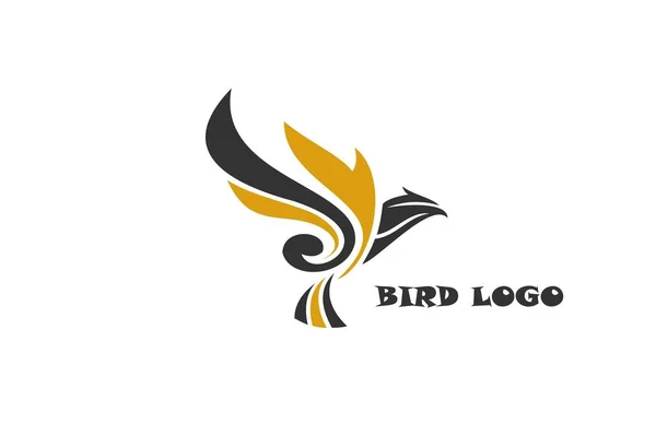 Pták Vzor Vektor Logo Pták Eagle Návrh Loga Vektorové Ilustrace — Stockový vektor