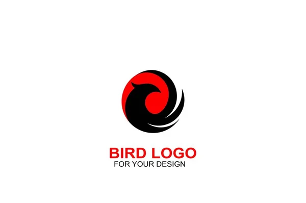 Diseño Del Logotipo Del Pájaro Logotipo Del Fénix Logotipo Del — Archivo Imágenes Vectoriales