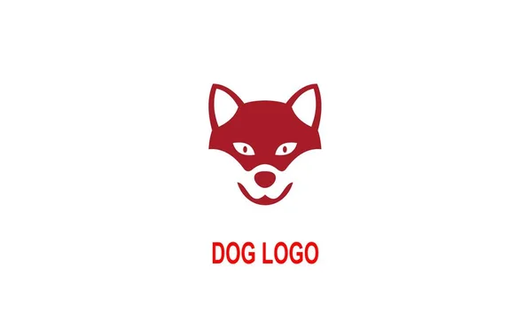Głowa Ikona Psa Pies Logo Wektor Pieścić Logotypy — Wektor stockowy