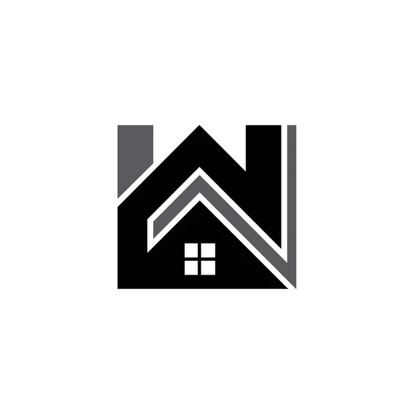 Projeto Logotipo Construção Casa Logotipo Construção Criativa Casa Imobiliário Arquitetura — Vetor de Stock