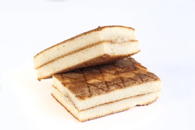 whitw üzerinde izole kek