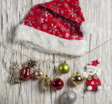 Noel dekorasyonu backgraund üzerinde