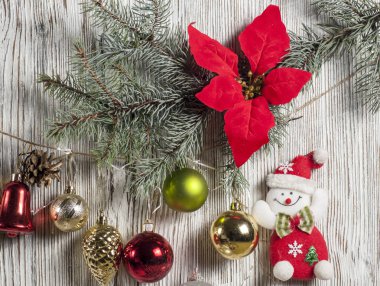 Noel dekorasyonu backgraund üzerinde