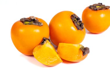 İzole Persimons meyve