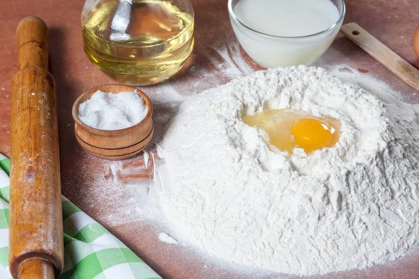 Mehl zum Backen — Stockfoto