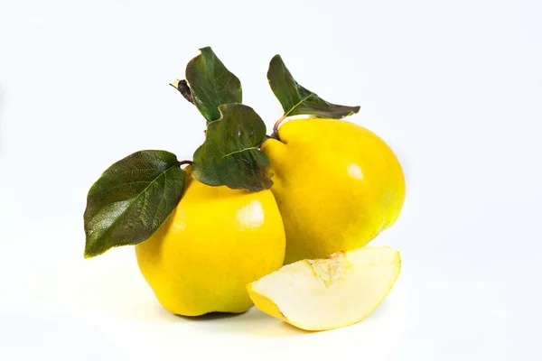 Quince on white — Stock Photo, Image