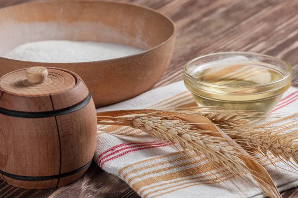 Mehl für Kuchen — Stockfoto