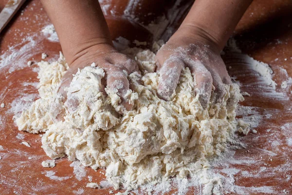 Prepared dough for baking — Stock Photo, Image