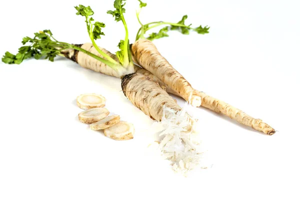 Parsley root on a white — Stock Photo, Image