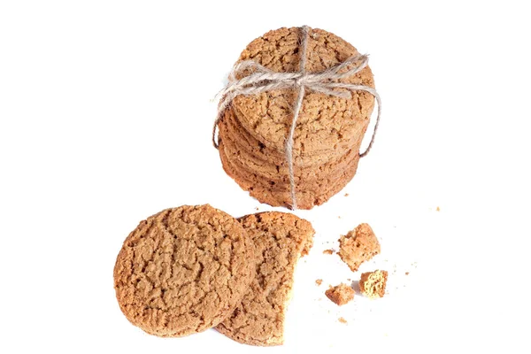 Biscoitos isolados com — Fotografia de Stock