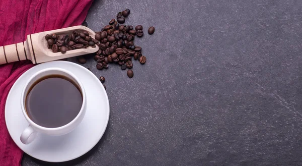 Coffe in white cup — Stock Photo, Image