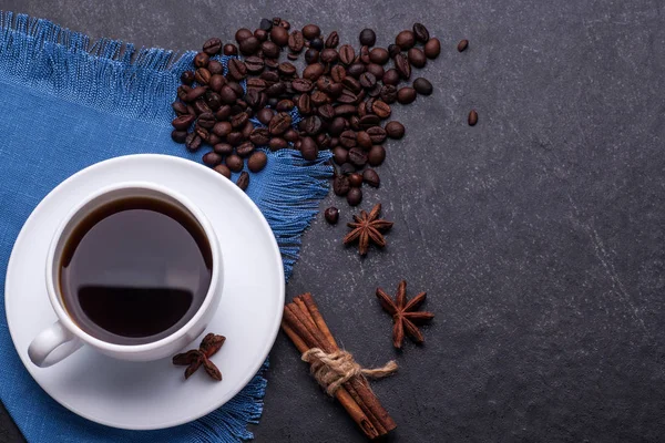 Coffe in white cup — Stock Photo, Image