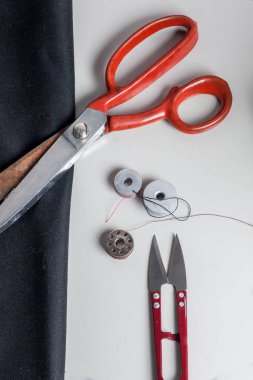 Ölçme ve kesme Tekstil