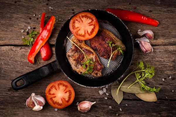 Carne de cerdo al horno — Foto de Stock