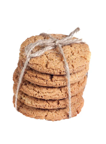 Biscoitos isolados sobre branco — Fotografia de Stock