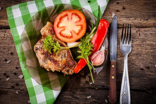 Carne de cerdo al horno — Foto de Stock