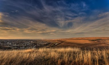 Moldovya sonbahar manzara