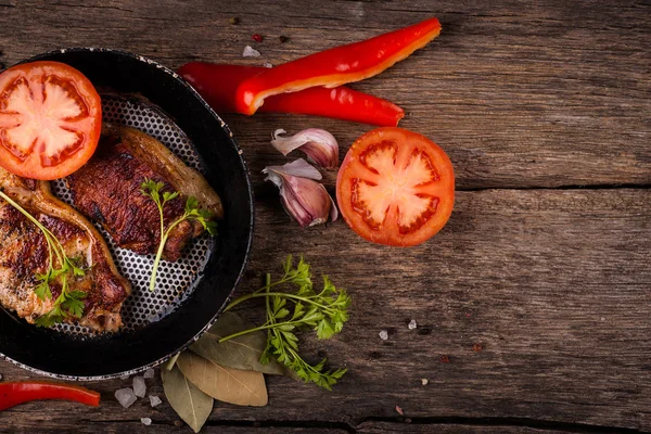 Carne de cerdo al horno — Foto de Stock