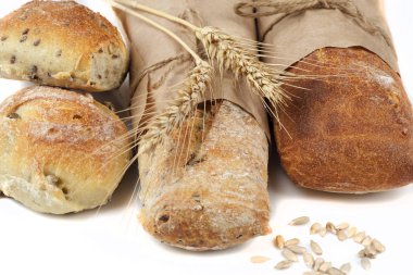 ekmek ve ayçiçeği çekirdekleri