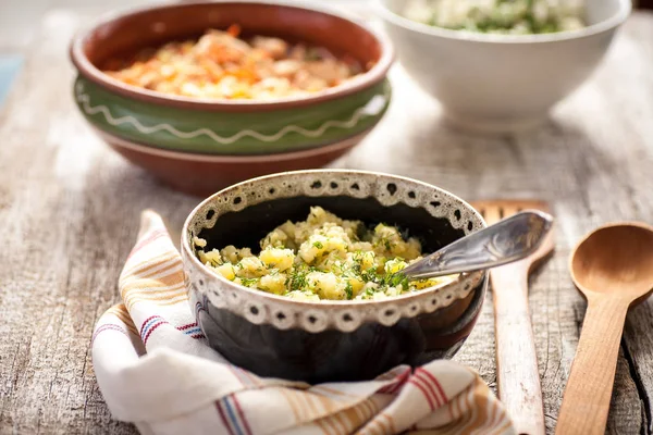 Ensalada de papa y eneldo — Foto de Stock