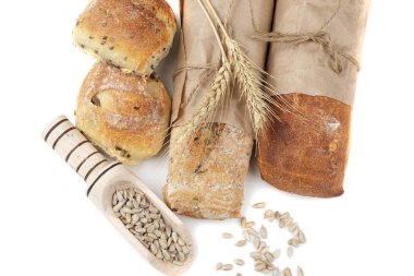 ekmek ve ayçiçeği çekirdekleri