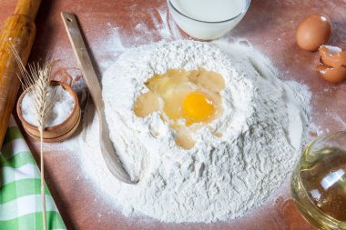 Un pişirme için hazırlanan Baker
