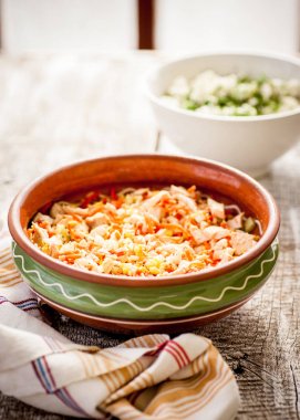 Et ve sebze salatası