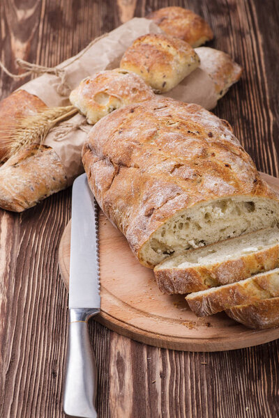 Свежий домашний хлеб