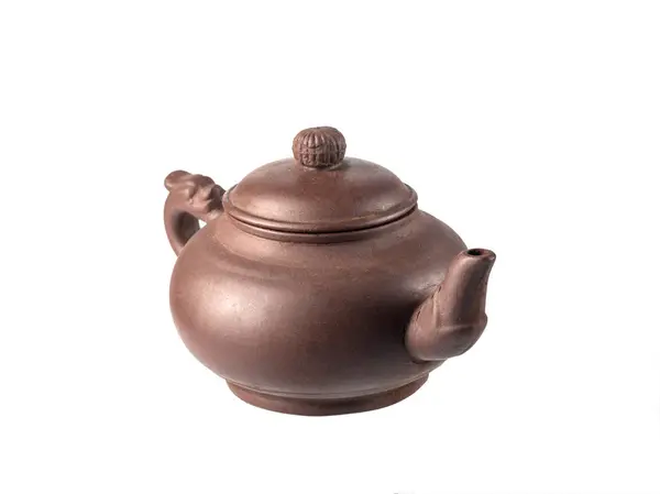 Chinese theepot geïsoleerd — Stockfoto