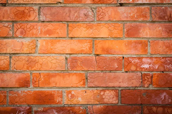 Wall of red brick — Stock Photo, Image