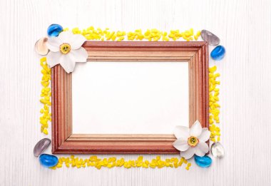 Dafodils dekoratif çerçeve