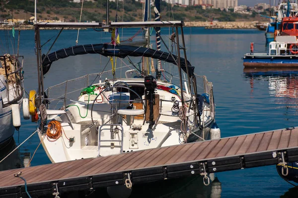 Small tourist harbor Tomis — Stock Photo, Image