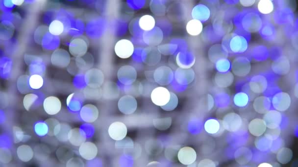 lumières d'arbre de Noël déconcentrées. fond de Noël 