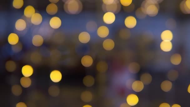 lumières d'arbre de Noël déconcentrées. fond de Noël 