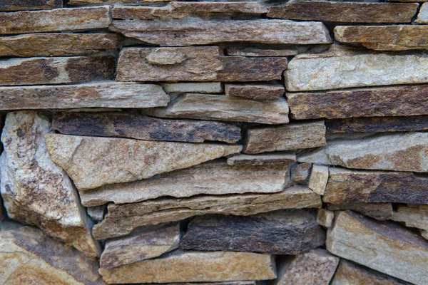 Фрагмент стіни з відрізаного каменю — стокове фото