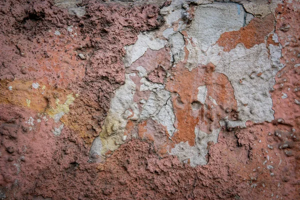 Fondo de hormigón de la pared de calle, pared de hormigón agrietado —  Fotos de Stock