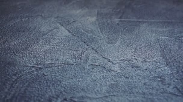 Horizontale Grijze Cementwand Achtergrond Textuur — Stockvideo