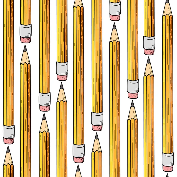 Seamless modeli. Beyaz zemin üzerine kalem.