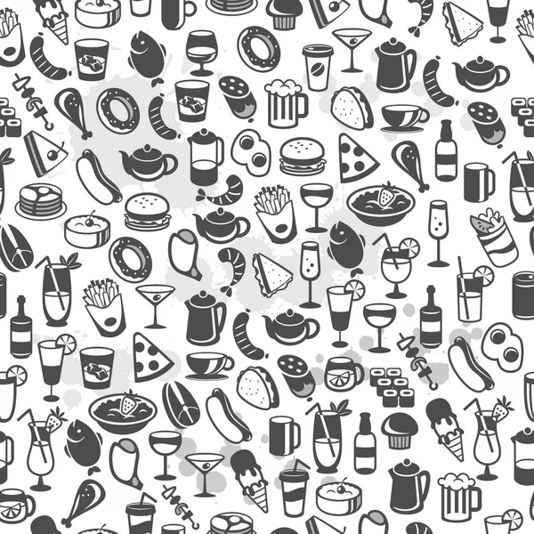 Food and drink icons — Stock Vector