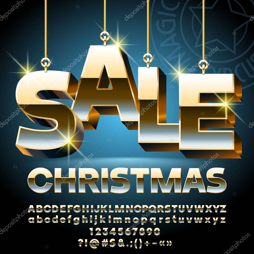 Vector Christmas Sale Banner.