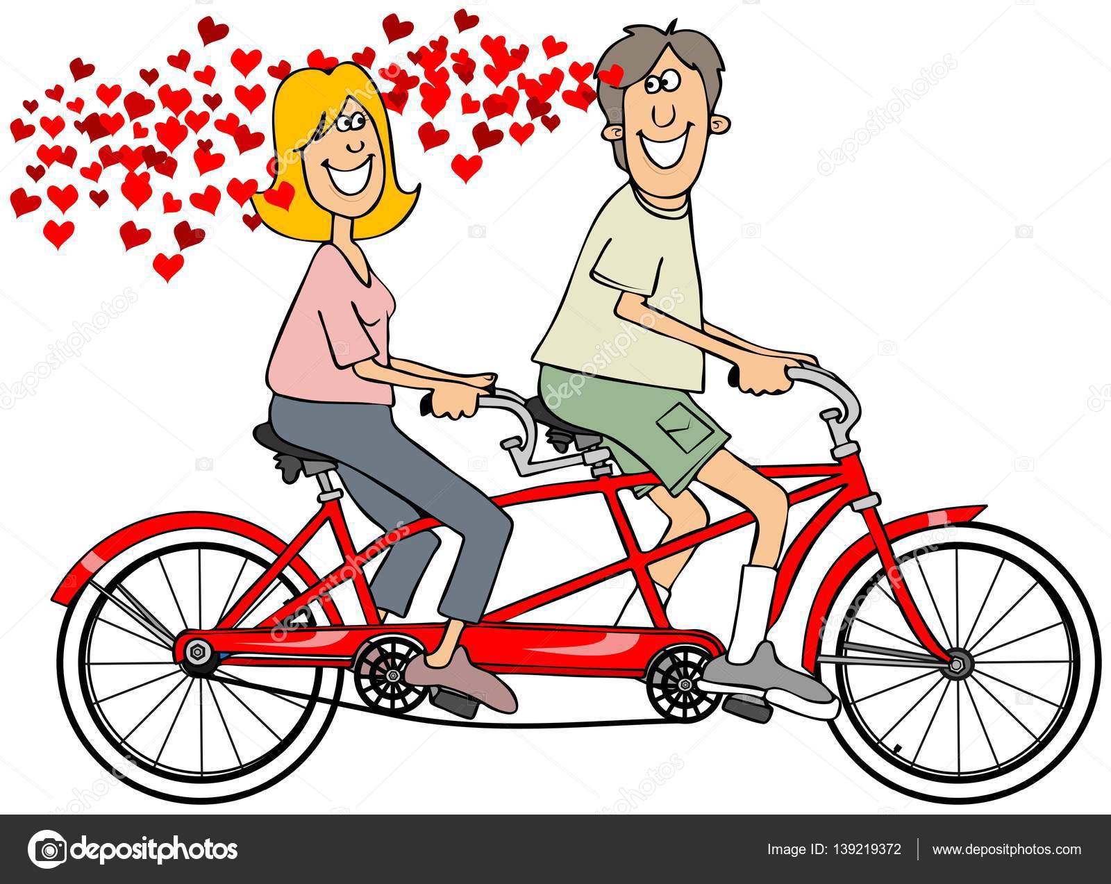 i love riding a bike