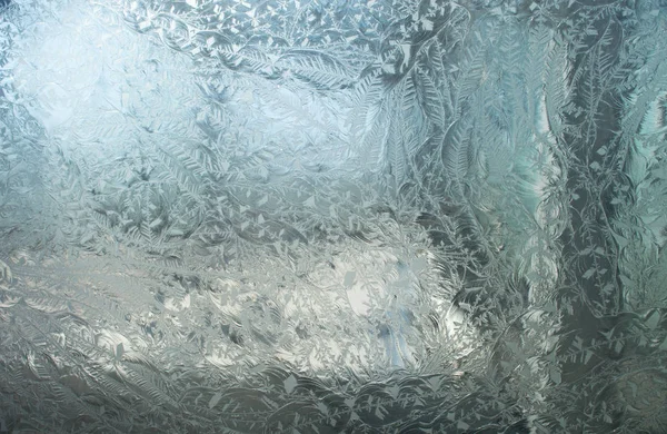 Glass texture winter style — Stock Photo, Image