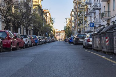 Roma, İtalya, 25.12.2019: İnsansız İtalyanlar sermaye, insansız Roma ve hareket
